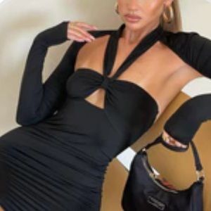 White fox Boutique Girl on the Move Mini Dress